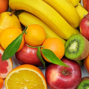 Children get free fruitat Tesco